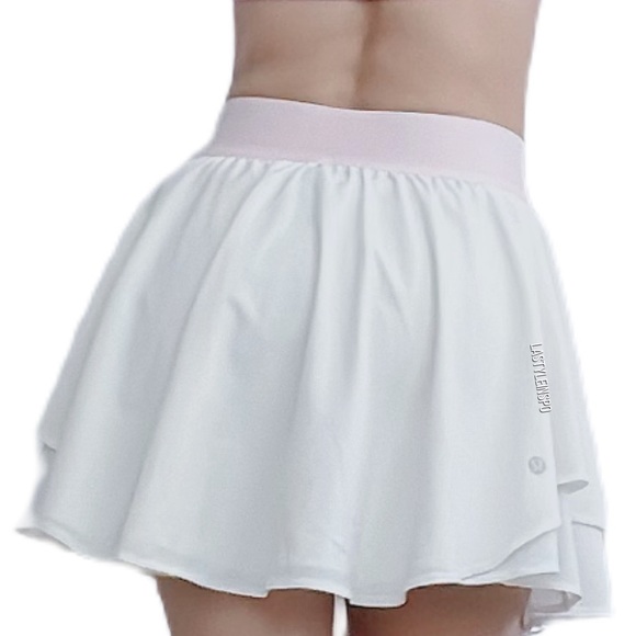 lululemon athletica Dresses & Skirts - Lululemon Skirt with Pink Shorts and Waistline Strawberry Light
